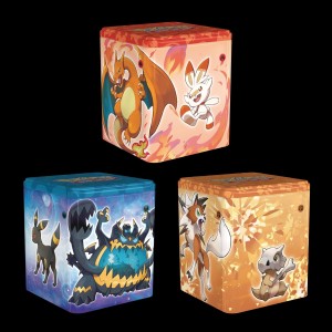 Pokemon TCG Stacking Tins Fall x3