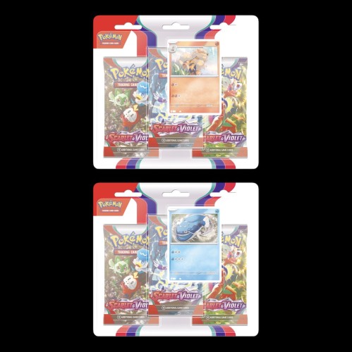 Pokemon TCG Scarlet & Violet - 3Pack Blister x2
