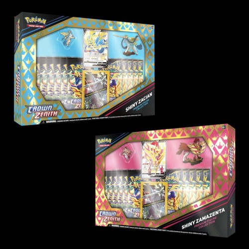 Pokemon TCG Crown Zenith Premium Figure Collection - Zacian and Zamazenta