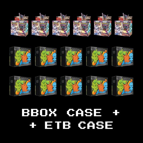 Pokemon TCG Paldea Evolved - ETB Case + Booster Box Case