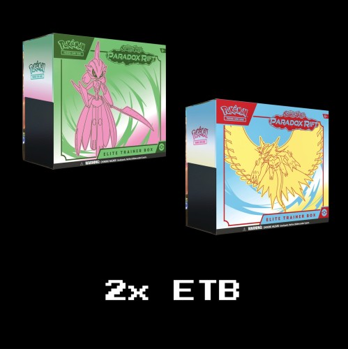Pokemon TCG Paradox Rift - 2x ETB